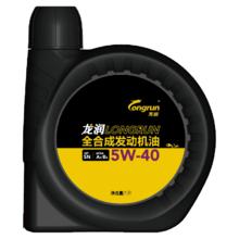 京东PLUS：龙润 5W-40 SN级 全合成机油 1L