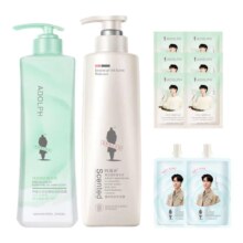 阿道夫 白牡丹控油洗发水300ml+精油祛屑洗发310ml 套装