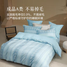 水星家纺 出品百丽丝 磨毛套件 简韵 1.2米床 被套150*210cm