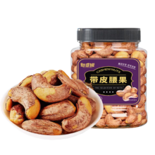 憨豆熊 紫皮腰果 坚果炒货 罐装孕妇零食 400g*1罐