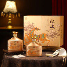 杜康 马到成功浓香型白酒 52度 500ml*2瓶装 +赠品鉴150ml