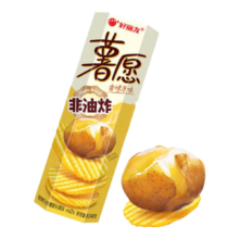 好丽友 薯愿薯片 非油炸小包装 104g 香烤原味 休闲零食