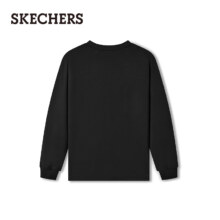 斯凯奇（Skechers）新年礼物2025春冬季男女同款圆领时尚潮流百搭运动打底衫L325U033