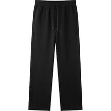 gxgjeans 美式铆钉装饰潮流基础休闲直筒裤 黑色