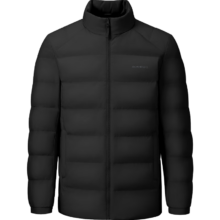海澜之家 HLA 羽绒服男 25新款立领商务保暖大码外套 黑色31 L HWRAW4J013A