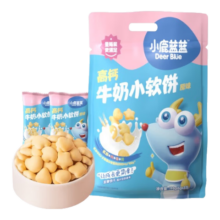 小鹿蓝蓝 高钙牛奶小软饼 量贩装1袋 33包/198g