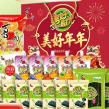 再降价:美好时光 海苔果冻零食礼包1692g*2盒+凑单