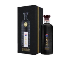 再降价、88VIP：茅台 王茅 祥雅黑 53度酱香型白酒 500ml 含礼袋 黑色