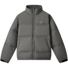 gxgjeans 美式90绒短款保暖立领羽绒服 灰绿