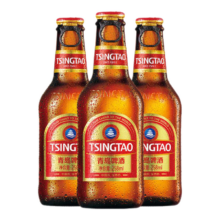 青岛啤酒（TsingTao）金质小棕金拉环工艺原麦汁浓度11癙方便易携带 258mL 12瓶 整箱装