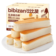 比比赞 乳清蛋白棒面包 牛乳味 525g 营养早餐代餐蛋糕点心小吃休闲零食