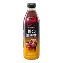 临期：隅田川 即饮黑咖啡橙C冰美式风味 1L/瓶