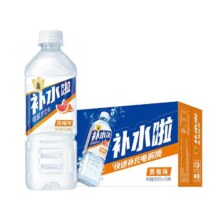 东鹏 补水啦电解质水维生素饮料 西柚荔枝味 整箱装  555ML*15瓶