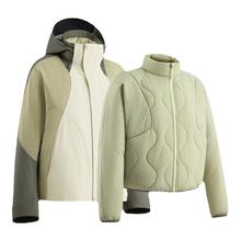 蕉下 女气绒冲锋衣LS90324三合一外套防风防水登山服