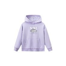 NIKE3BRAND 耐克 男女童连帽加绒卫衣 2025冬季撞色logo 儿童保暖上衣