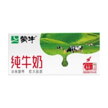 蒙牛 全脂纯牛奶 3.2g蛋白质 200ml 24盒