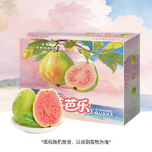 天乐优选 福建红心芭乐 番石榴 净重2斤 单果100g+