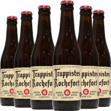 TRAPPISTES ROCHEFORT罗斯福6号啤酒330ml*6瓶 比利时进口 新春送礼京东自营