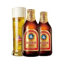 京东PLUS：青岛啤酒 金质小棕金 296mL 24瓶赠千禧6罐
