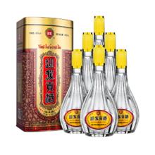 淘金币可用、88VIP：迎驾贡酒 四星贡 42度 浓香型白酒 450ml*6瓶 整箱
