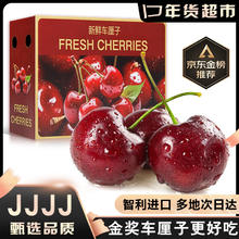 梓颐 智利进口车厘子 中果J级 26-28mm 5斤净重 礼盒装
