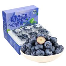 余悦 云南国产花香蓝莓 单果15mm+ 125g/盒（净100g）6盒装 产地直发新鲜