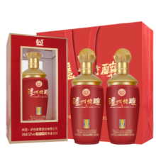 泸州老窖 泸州福福之韵 浓香型白酒 52%vol 500mL 2瓶 纯粮食酿造