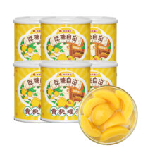 林家铺子 耶耶椰果黄桃椰果组合水果罐头 200g 8罐装 双色4罐+椰果4罐