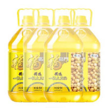 福临门 精选一级大豆油 食用油 5L*4桶