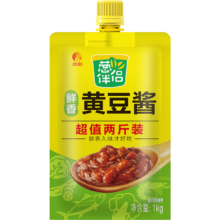 欣和 葱伴侣鲜香黄豆酱 1KG 家用加嘴袋装 炒菜焖炖烹饪酱