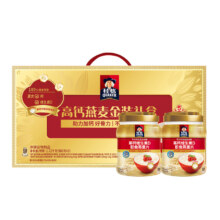 桂格 金装礼盒 即食燕麦片 高钙维生素D 860g*2罐 营养早餐