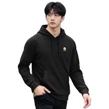 限移动端、京东百亿补贴：adidas NEO男女连帽简约针织运动休闲套头衫卫衣 IK2454 黑色 L