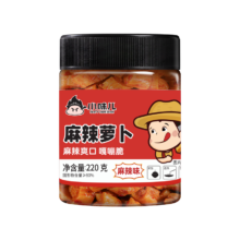 小味儿 麻辣萝卜干下饭菜 220g*1瓶