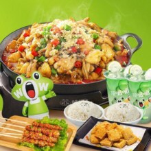 再降价：美团到店 蛙喔 鲜嫩牛蛙欢聚双人套餐 专享款