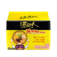统一 汤达人 酸酸辣辣豚骨 方便面 袋装 5袋
