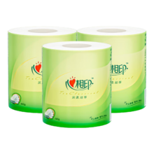 心相印 丝享装 有芯卷纸 四层100g/卷 2卷