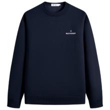 京东PLUS：navigare 意大利小帆船男士25年基础款内搭上衣加绒保暖卫衣