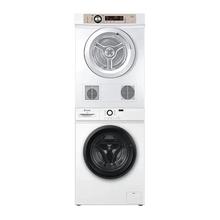 年货大集、大件超省：Leader 悦己系列 XQG100-L515W+TDZE7-F 直排式洗烘套装 10KG 冰雪白