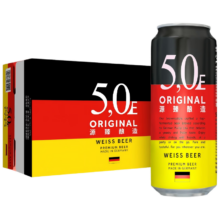5.0啤酒ORIGINAL德式小麦 500ml*24罐
