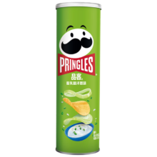 需首购：Pringles 品客 薯片 酸乳酪洋葱味 110g 休闲零食 1罐