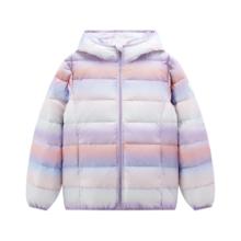 太阳雪人秋冬童装儿童轻薄羽绒服女童保暖外套新款男童冬装