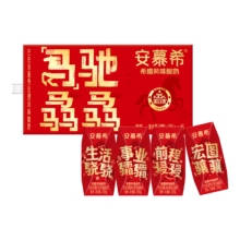 安慕希 希腊酸奶 利乐钻 风味发酵乳 205g 原味 16盒 3.1g蛋白质