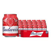 百威 红罐淡色拉格255ml*24听