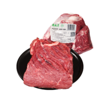 月盛斋 冰鲜牛肉 国产牛腿肉 1斤 内蒙生鲜鲜肉