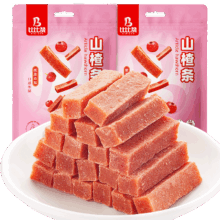 比比赞 山楂条片 500g 蜜饯果干 果脯 零食小吃