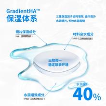 澜柏 透明隐形 润目蓝泡泡 日抛 30片 大盒装