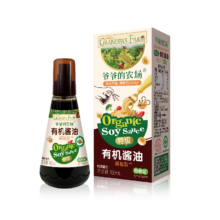爷爷的农场 有机喷雾酱油100ml 减盐62%儿童酱油调味赠宝宝辅食谱配料干净