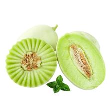 京鲜生 海南头茬玉菇甜瓜 净重8-9斤 3-4粒装 水果源头直发包邮