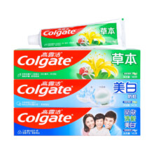 高露洁 140g 牙膏 薄荷固齿 清新实惠 家庭装