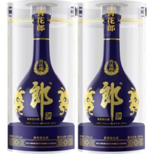 郎酒 青花郎 酱香型白酒 53度 500ml*2瓶